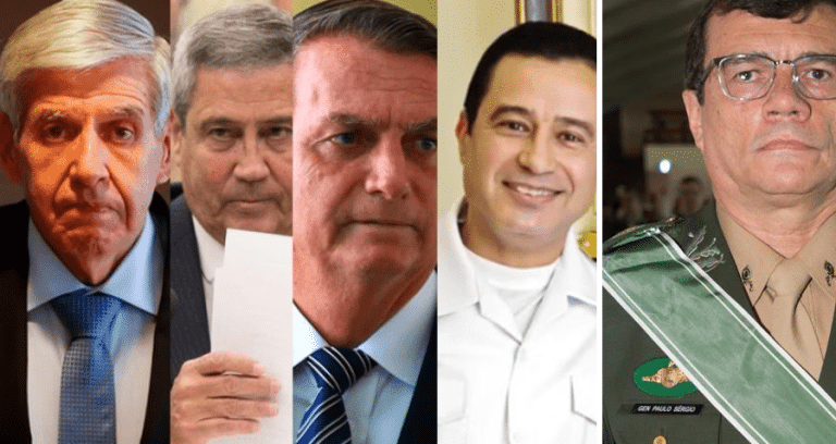 Bolsonaro e generais condenados pelo STF