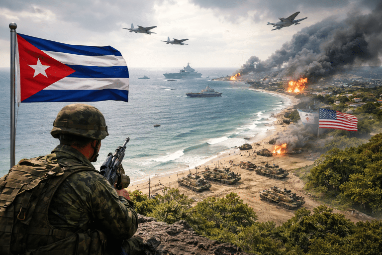 Cuba ameaçada pelos EUA (Imagem ilustrativa, criada por IA)