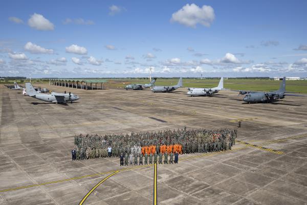 Exercício Cooperacíon em Campo Grande