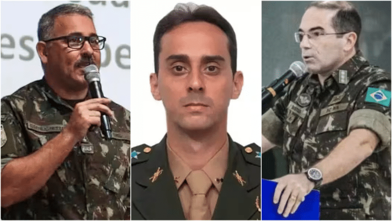 Coronel Bernardo Romão Corrêa Netto, Tenente-coronel Sérgio Ricardo Cavaliere de Medeiros e coronel Fabrício Moreira Bastos