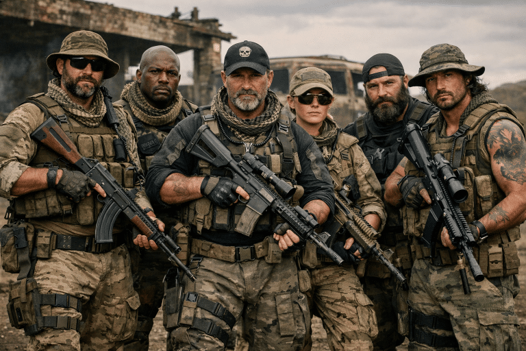 Mercenários, os "soldados da fortuna" Imagem gerada por IA