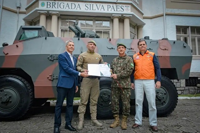 Entrega ocorreu na sede da 14ª Brigada de Infantaria Motorizada (Imagem: divulgação)