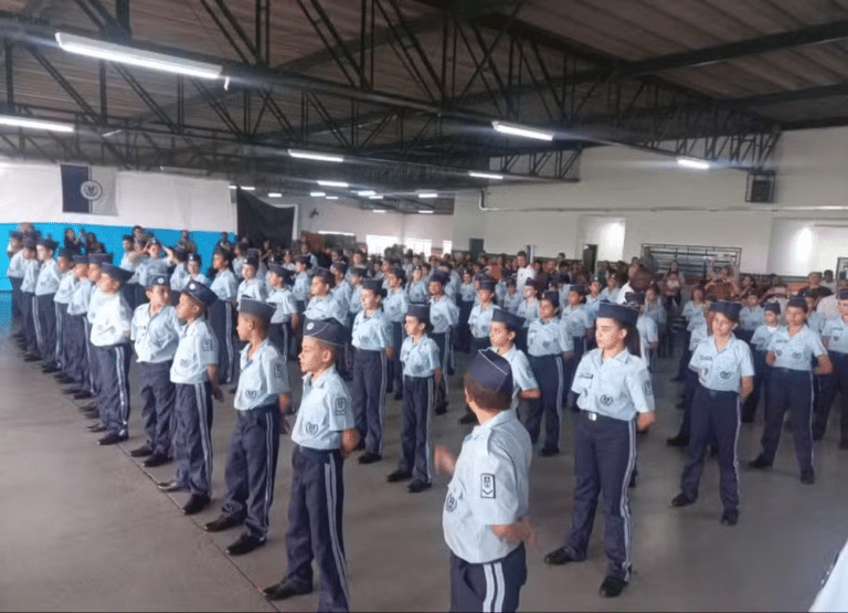 Escola cívico-militar em Taubaté — Foto: Divulgação/Prefeitura de Taubaté