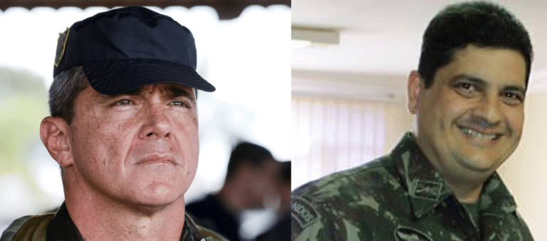 General Marcelo Fernandes e coronel Marcelo Câmara