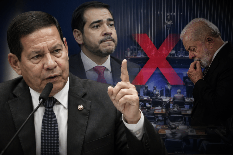 Para Mourão, governo Lula acabou após rejeição de Messias pelo Senado(Imagem ilustrativa, gerada por IA)