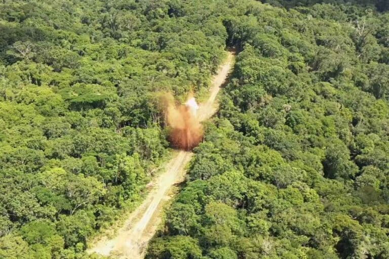 Operação Xapiri explode pista em desdobramento da Operação Catrimani (Imagem: Defesa)