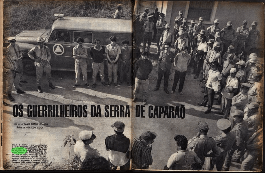 Prisão foi notícia na imprensa do país na época (Reprodução: revista Manchete)