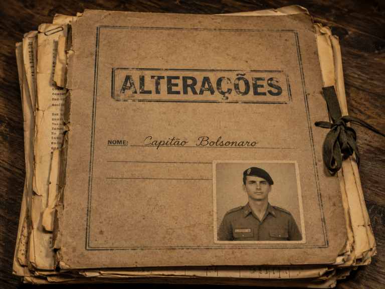 Pasta de alterações de Jair Bolsonaro (Imagem ilustrativa, gerada por IA)