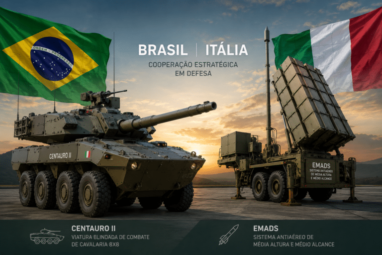 Brasil e Itália cooperação de defesa (Imagem ilustrativa, gerada por IA)