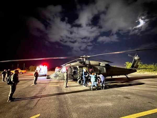Evacuação aeromédica na TIY