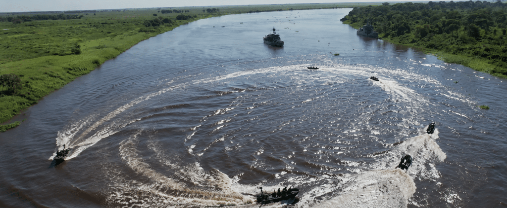 Operação “ACRUX XII” foi realizada em conjunto com as Forças Armadas da Argentina, Bolívia, Paraguai e Uruguai Imagem; Marinha do Brasil