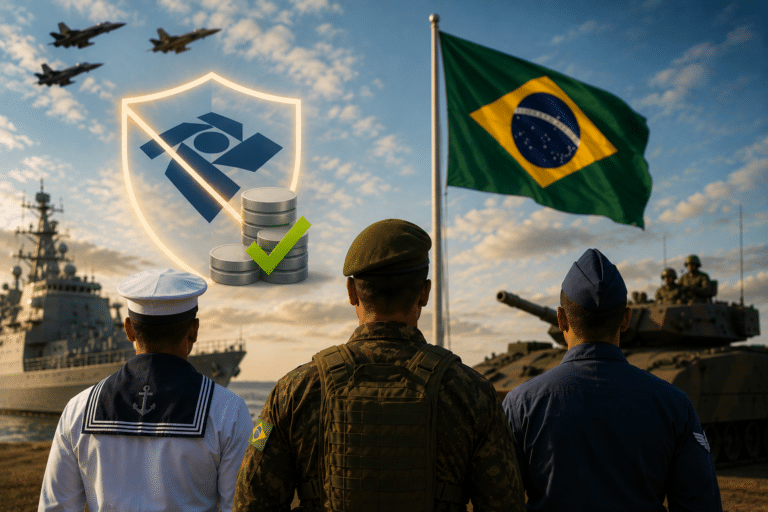 Isenção IR para militares avança no Congresso (Imagem ilustrativa, gerada por IA)