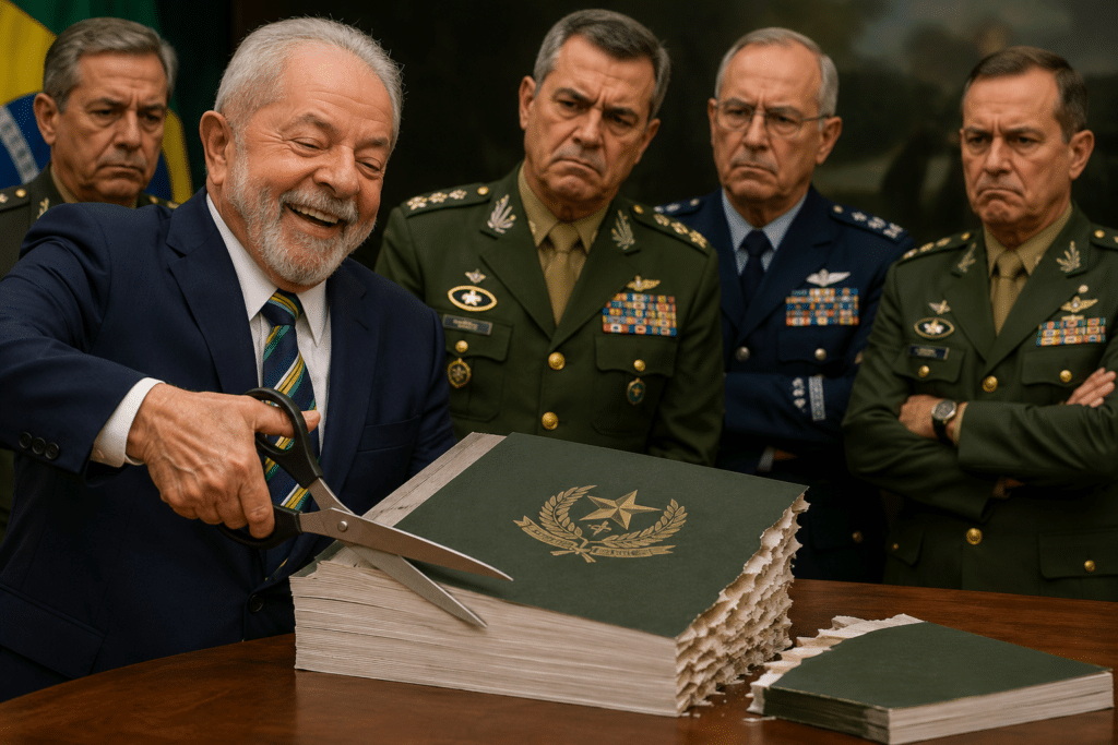 Lula corta orçamento da Defesa