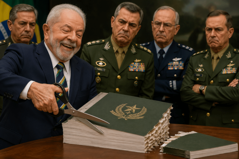 Lula corta orçamento da Defesa