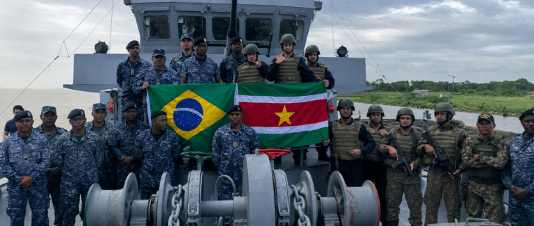 Operação Caribex da Marinha no atlântico norte (Imagem: Marinha do Brasil)