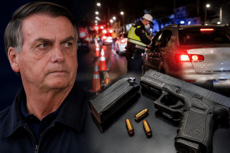 Pistola de Bolsonaro foi apreendida em blitz