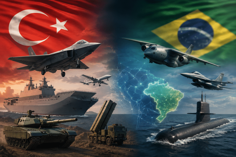 Estratégia de Defesa da Turquia expõe contraste com o Brasil