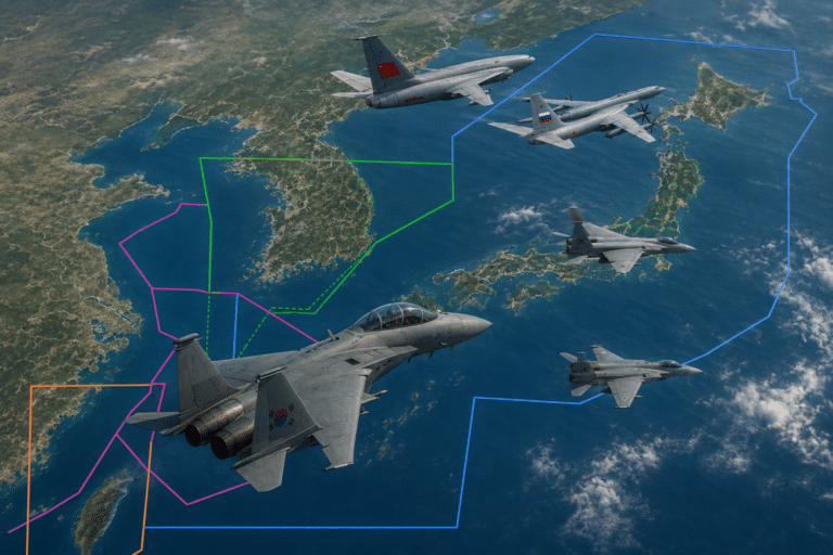 Caças de Rússia e China invadem espaço aéreo da Coreia do Sul, que reage