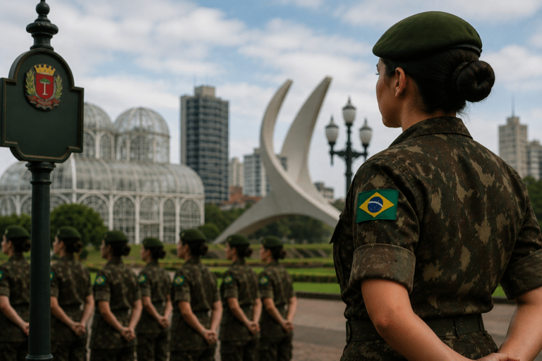 Dia da Soldado Feminina em Curitiba
