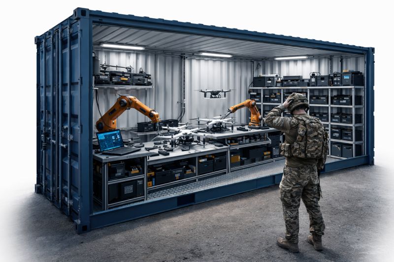 Fábricas móveis de drones xCell da Firestorm Labs