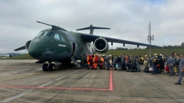 KC 390 levou ajuda à Venezuela