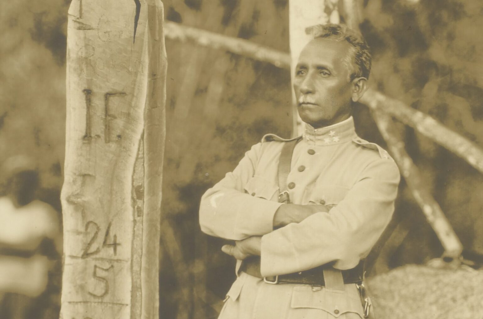 Cândido Rondon, explorador e general brasileiro, retratado em 1930.