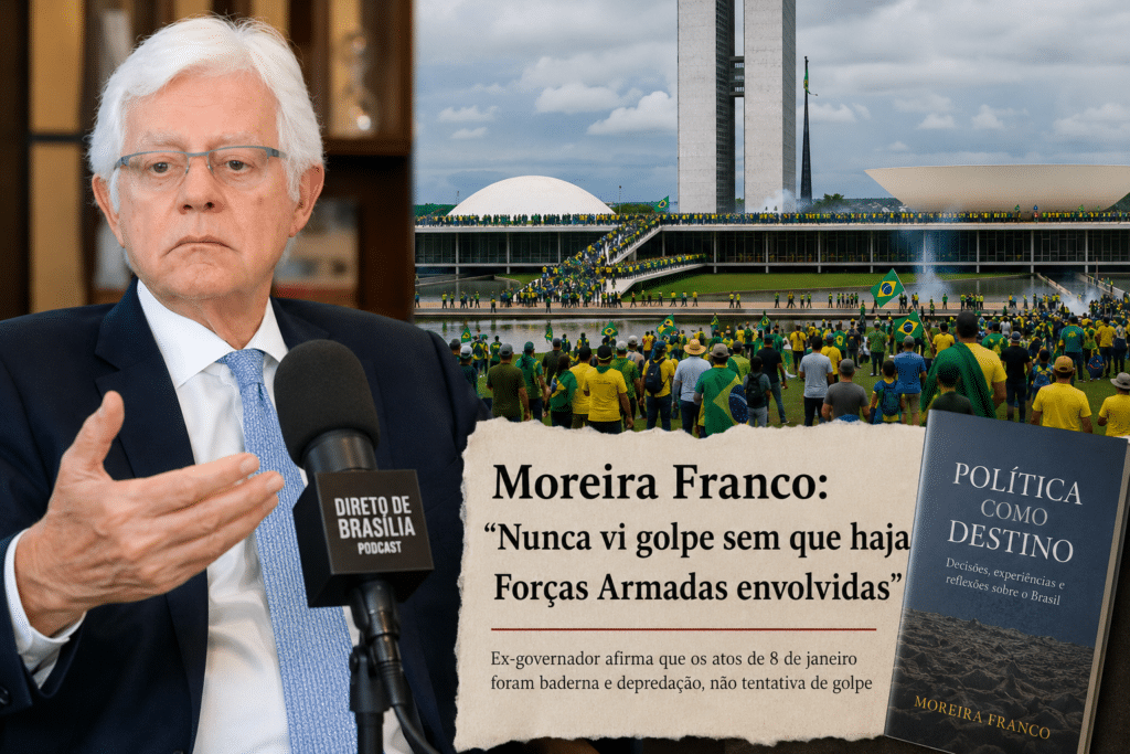 Moreira Franco fala do 'golpe'