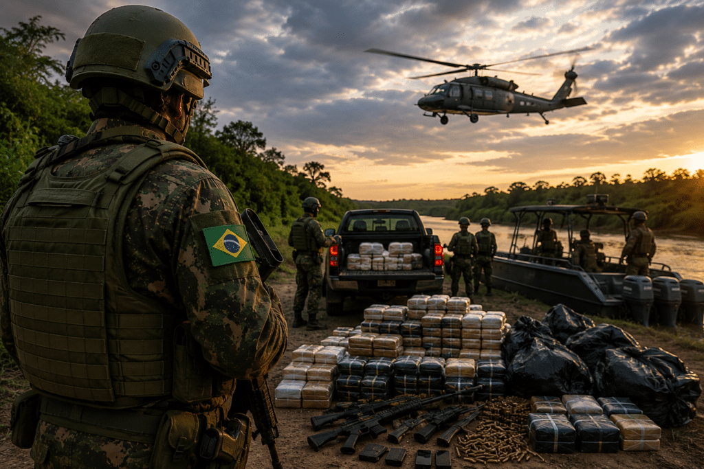 Artigo propões utilização das Forças Armadas contra o crime organizado