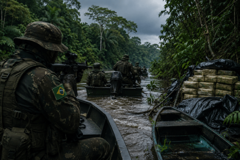 Conflitos do Exército com narco-guerrilheiros na fronteira com a Colômbia