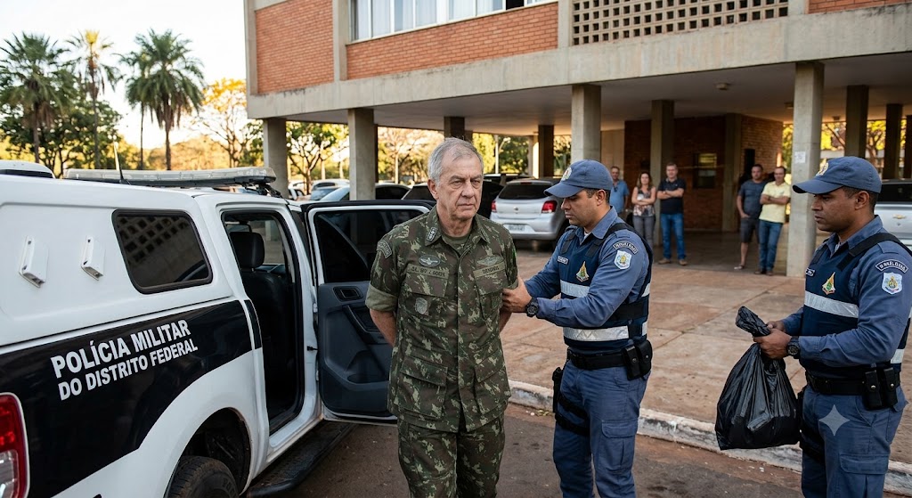 Coronel da reserva preso por agredir o filho em Brasília