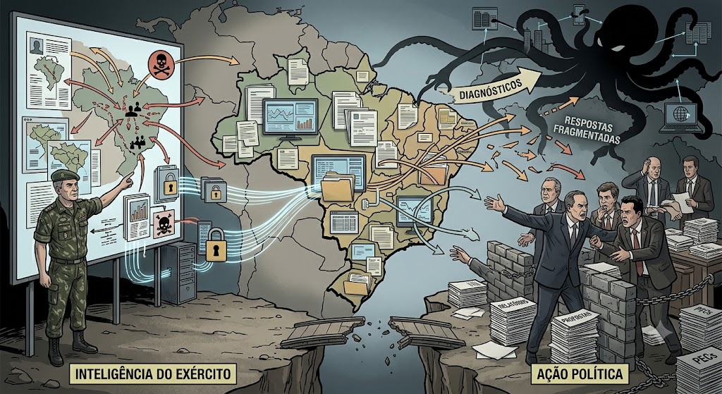 Estadão repercute análise do comandante do CIE sobre o crime organizado