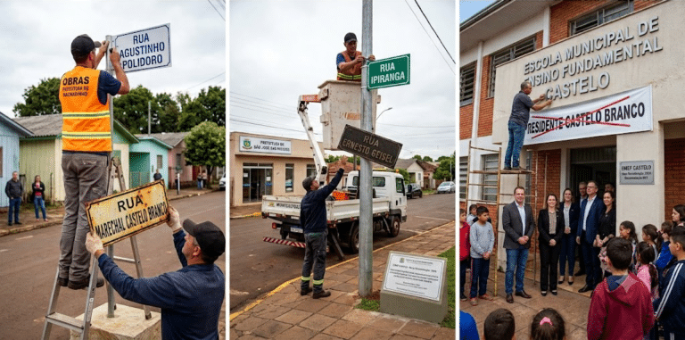 Homenagem a presidentes militares foram removidas de ruas e escola no RS