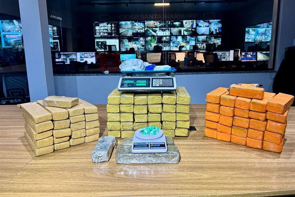 Drogas apreendidas com militar do Exército em Santa Maria