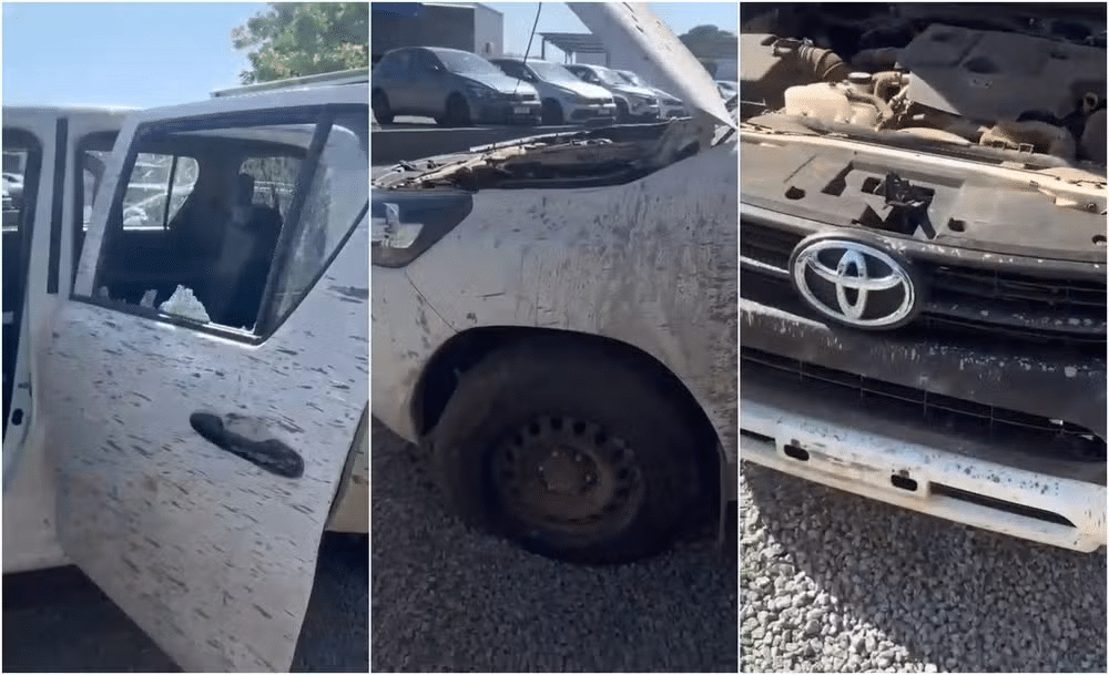 Hilux alugada por cabo do Exército desaparecido em Roraima