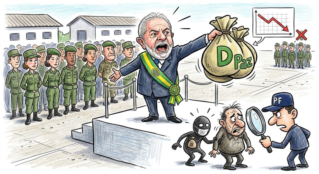 Lula discursa para as Forças Armadas