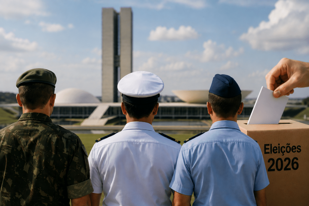 Militares da ativa nas eleições 2026