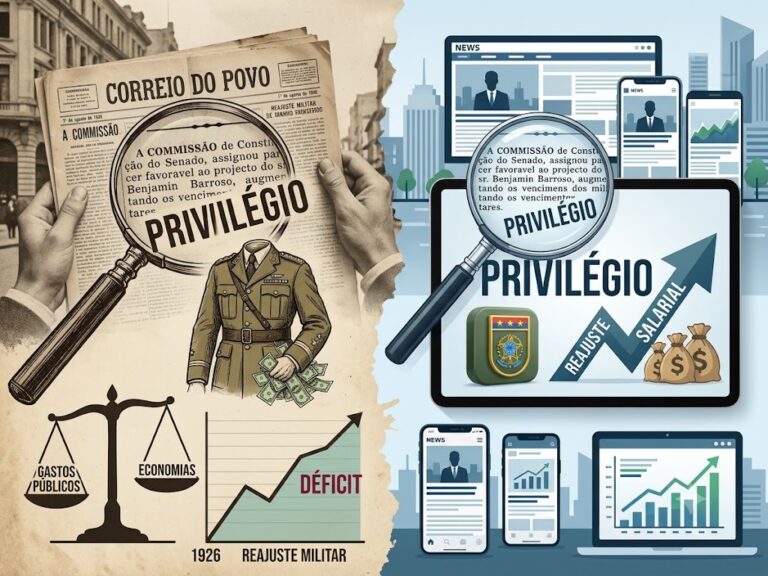 "Privilégios dos militares" - 1926/2026 - tema é recorrente há mais de um século