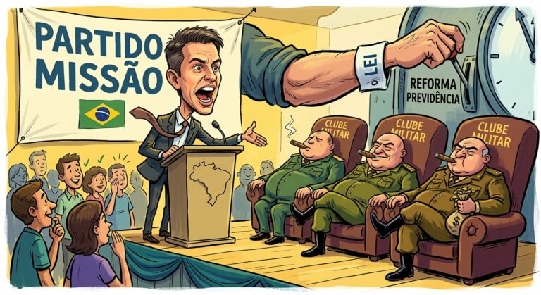 Para Renan Santos, militares "vagabundos" preferem frequentar clubes a atuar diretamente na segurança pública