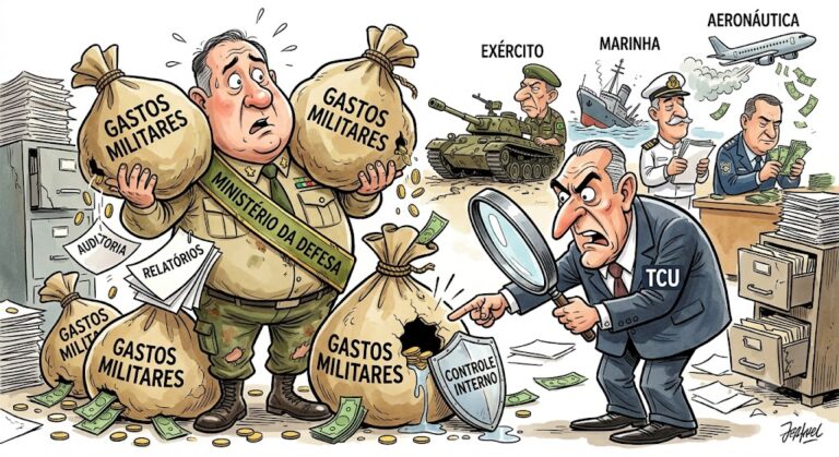 TCU aponta falhas no controle dos gastos militares