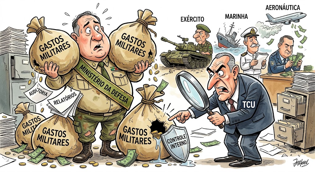 TCU aponta falhas no controle dos gastos militares