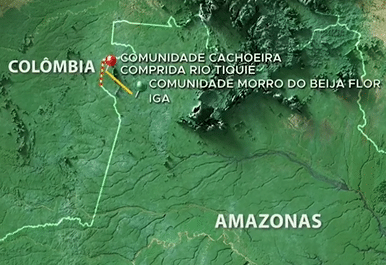 Guerrilheiros colombianos em território brasileiro