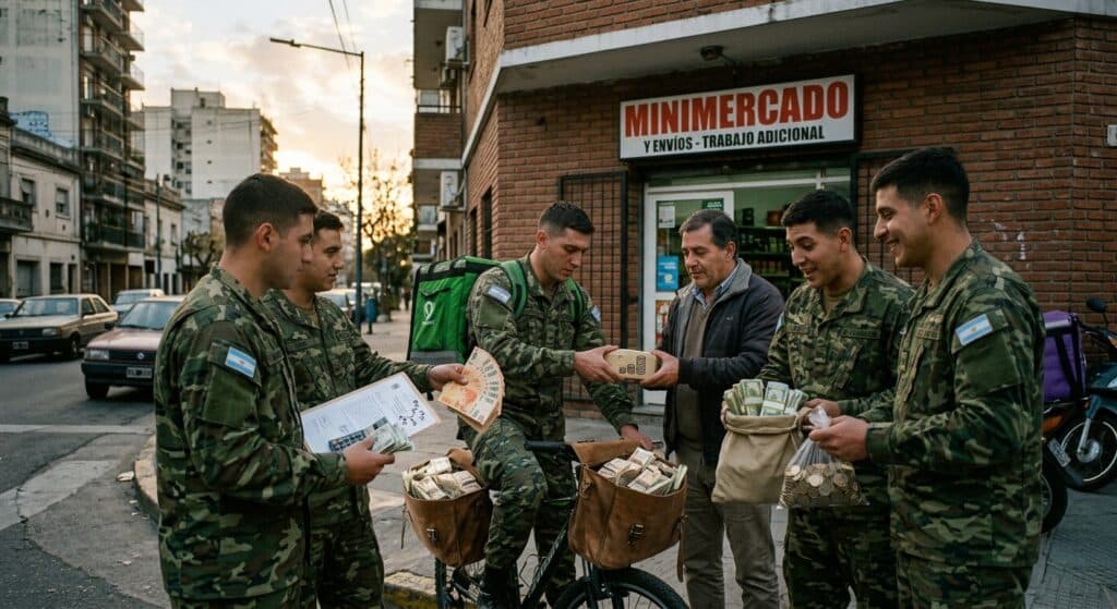 Militares argentinos recebem aumento e autorização para segundo emprego