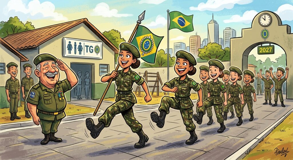 Mulheres nos Tiro de Guerra em 2027