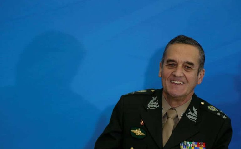 Brazil's Army General Eduardo Villas Boas attends a promotion ceremony for generals of the armed forces, at the Planalto Palace in Brasilia