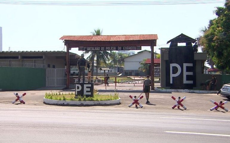 Militar estava no 7° Batalhão de Polícia do Exército (7°BPE), em Manaus — Foto: Rede Amazônica