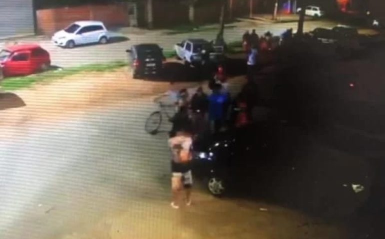 agens de câmeras de segurança registraram momento do crime Divulgação/PCGO