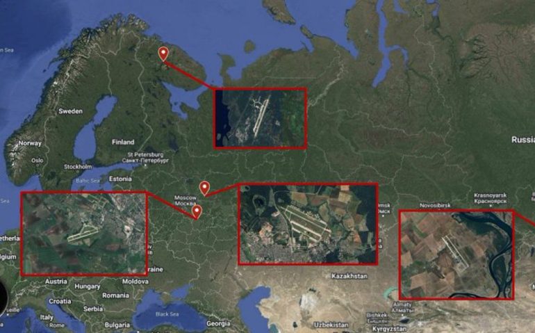 Ucranianos atacaram quatro bases aéreas 
russas simultaneamente. Os ataques foram conduzidos por drones FPV operados localmente (Hoje no Mundo Militar)