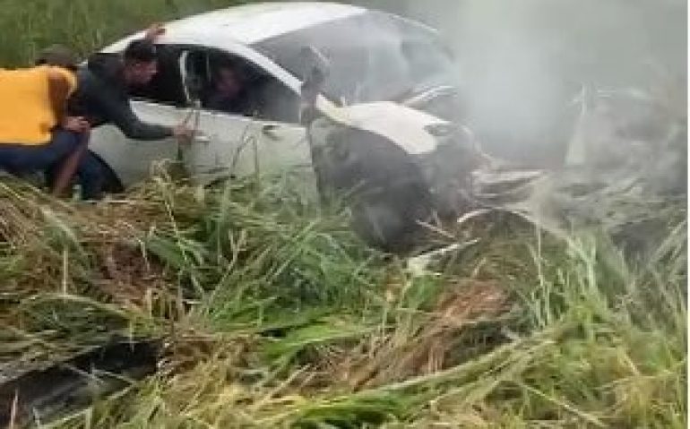 No veículo Honda estavam três militares do Exército Brasileiro, que ficaram gravemente feridos, dois deles em estado gravíssimo.