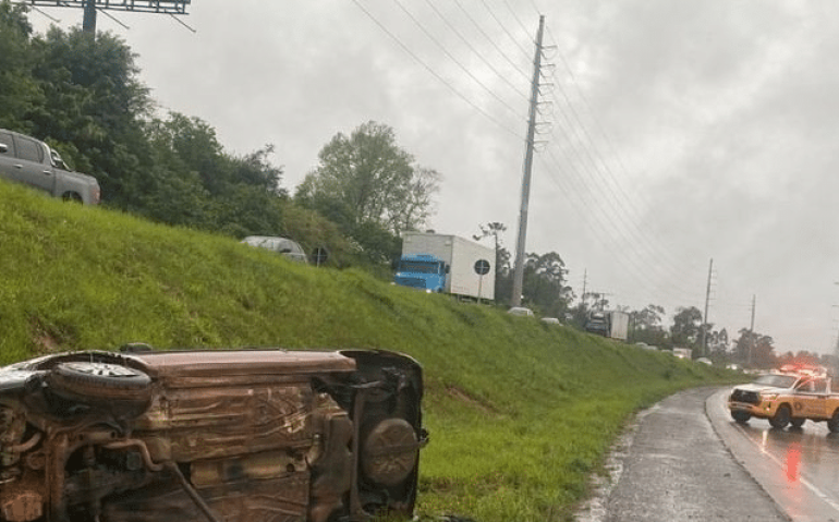Acidente ocorreu na manhã desta terça-feira
CRBM / Divulgação