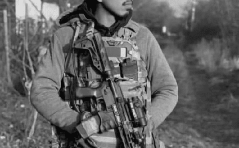 Adriano Rosa, voluntário na guerra da Ucrânia — Foto: Reprodução/Redes Sociais